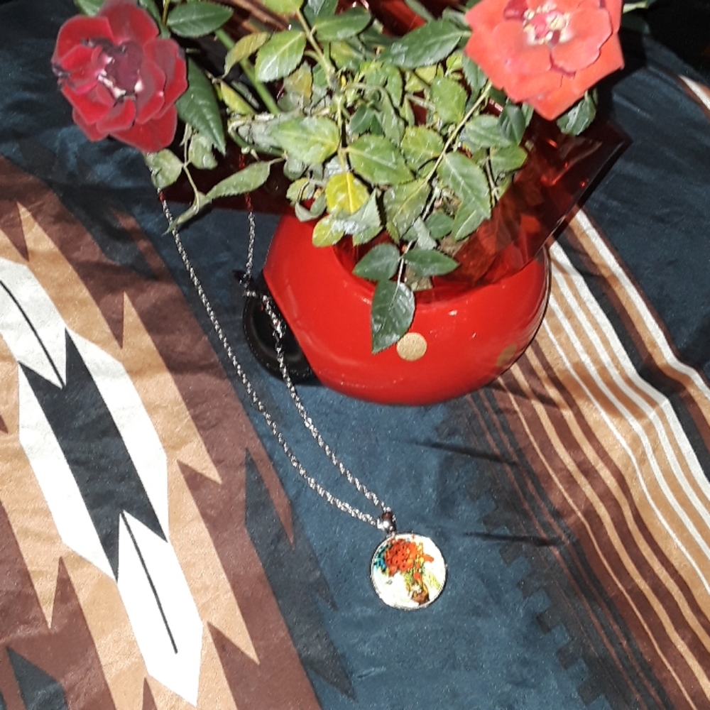 Rose necklace